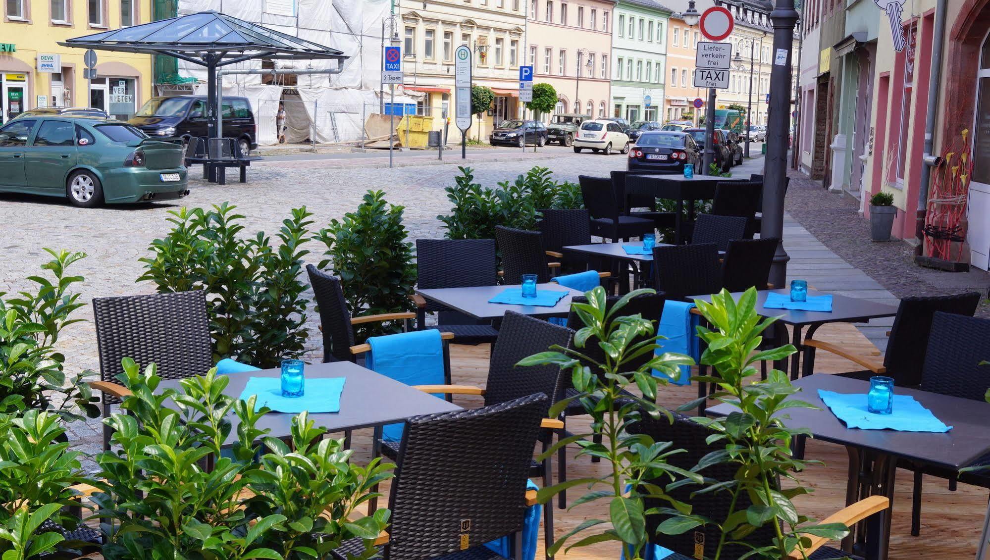 Hotel Goldener Loewe Waldheim Экстерьер фото